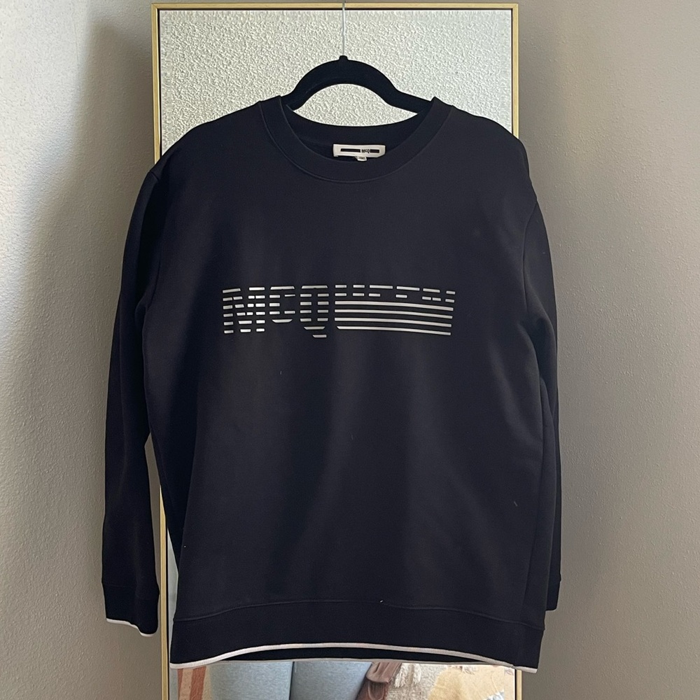 MCQ by Alexander McQueen Black Pullover Sweater
